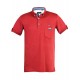 Polo yaka kısa cepli kol apoletli t-shirt