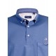 Polo yaka kısa cepli kol apoletli t-shirt
