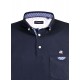 Polo yaka kısa cepli kol apoletli t-shirt