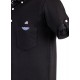 Polo yaka kısa cepli kol apoletli t-shirt