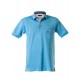 Polo yaka, yakası nakışlı kısa kol t-shirt
