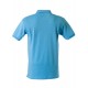 Polo yaka, yakası nakışlı kısa kol t-shirt