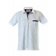 Polo yaka, iki renkli özel pike cepli t-shirt
