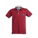 Polo yaka, iki renkli özel pike cepli t-shirt