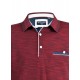 Polo yaka, iki renkli özel pike cepli t-shirt