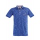 Polo yaka, iki renkli özel pike cepli t-shirt