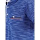 Polo yaka, iki renkli özel pike cepli t-shirt