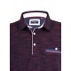 Polo yaka, iki renkli özel pike cepli t-shirt