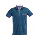 Polo yaka, iki renkli özel pike cepli t-shirt