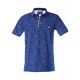 Polo yaka, iki renkli özel pike nakışlı t-shirt