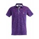 Polo yaka, iki renkli özel pike nakışlı t-shirt