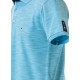 Polo yaka, iki renkli özel pike nakışlı t-shirt