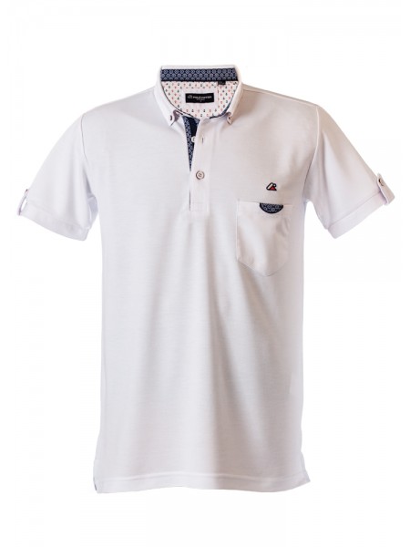 4 ADET ASORTİ Polo yaka, cepli, apoletli kısa kol t-shirt