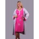 Sabahlıklı kısa kol kalp desenli 2 parça pijama takım