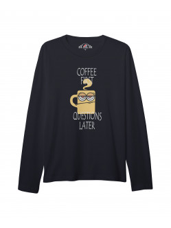 ÜNİSEKS BİSİKLET YAKA BASKILI KOYU LACİVERT SWEAT SHIRT