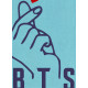 BAYAN BİSİKLET YAKA BTS BASKILI TURKUAZ SWEAT SHIRT