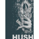 ÜNİSEKS BİSİKLET YAKA HUSH BASKILI İNDİGO MAVİ SWEAT SHIRT